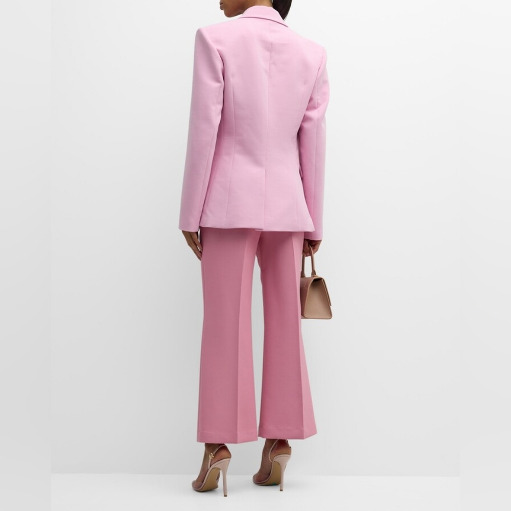 Lapointe Broad Shoulder Matte Crepe Single Breast… - image 3